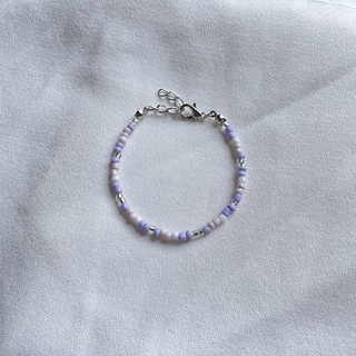 Vòng tay handmade mix tím pastel