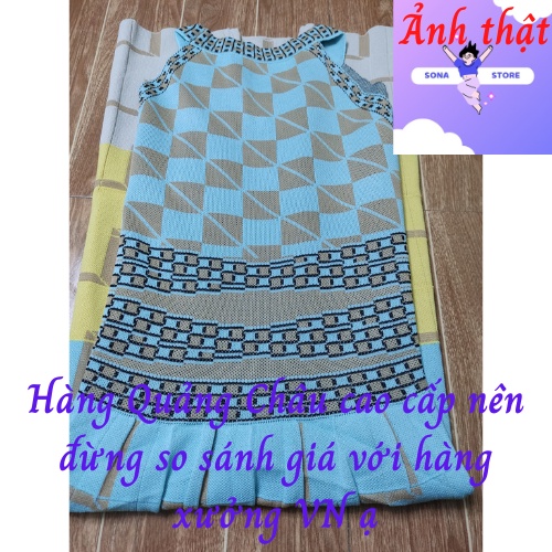 Váy len dệt kim dáng dài cổ yếm hoạ tiết đầm ôm nữ sexy gợi cảm sang chảnh tiểu thư bánh bèo hàng quảng châu cao cấp