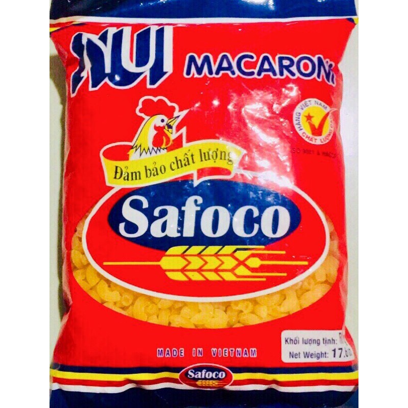Nui nhỏ Safoco Macaroni 500g