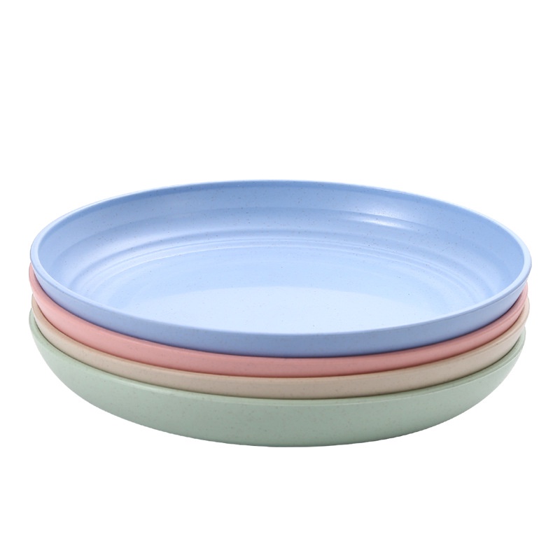 Bộ 4 Đĩa Ăn 20cm 4 Món Bằng Lúa Mạch Phong Cách Bắc Âu