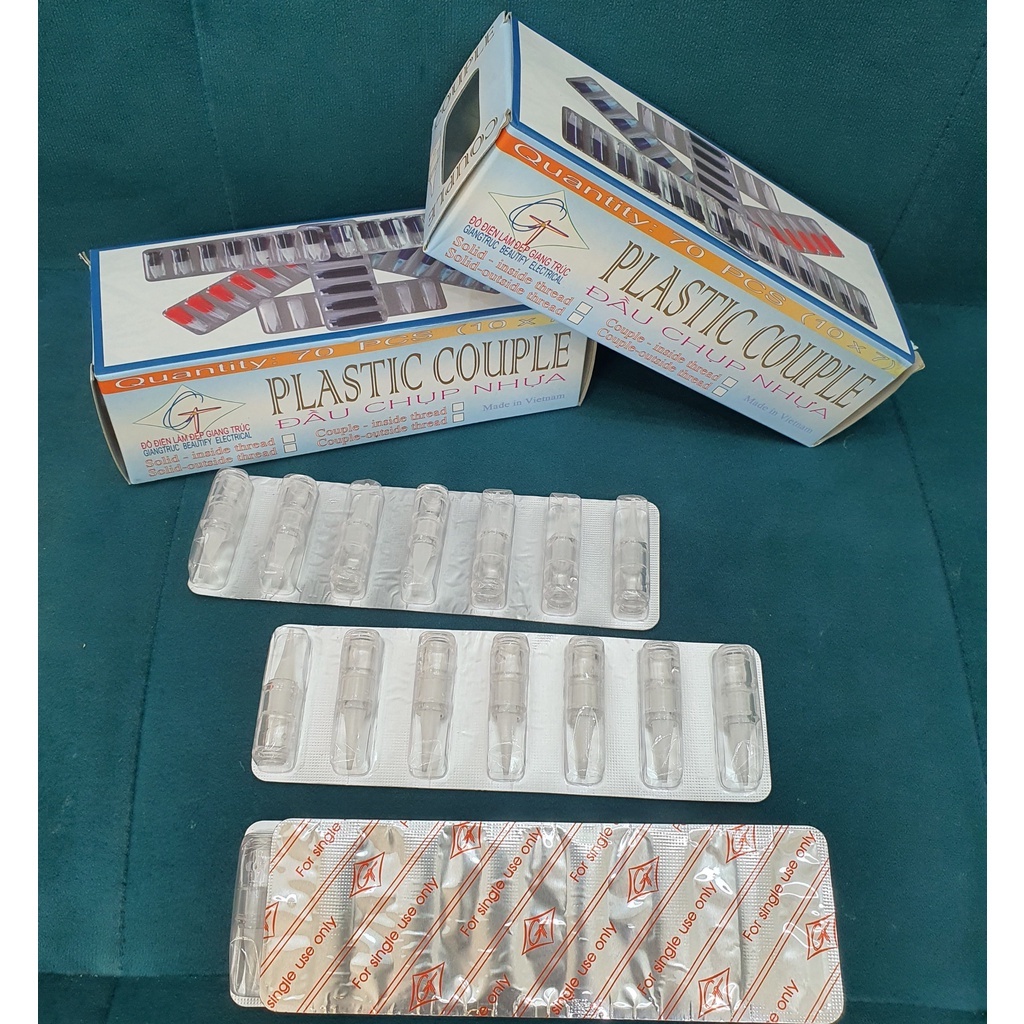 Đầu ghép thương hiệu GT ( Giang Trúc) dùng cho máy xăm thần thánh ,10 đầu ghép dùng cho máy phun xăm thần thánh