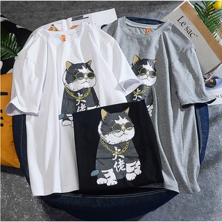 Áo thun unisex Rich Cat cá tính