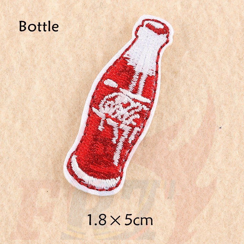 Sticker ủi thêu hình ria mép（☸ Coca Cola Patch ☸ ）