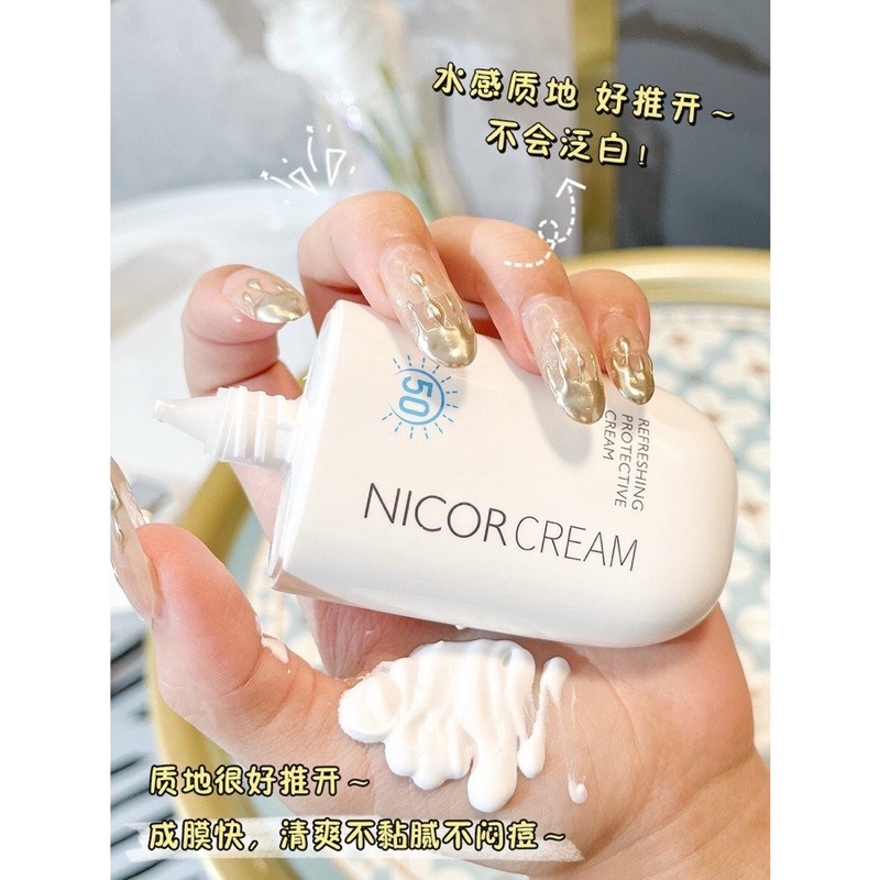 Kem chống nắng Nicor SPF50+ hàng nội địa