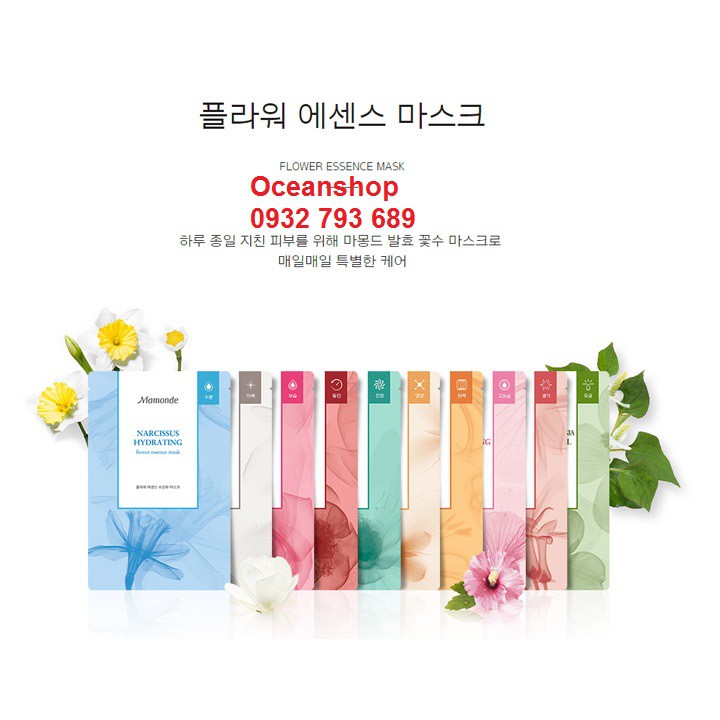 Mặt nạ Mamonde Flower Lab Essence Mask về hàng SALE 50%