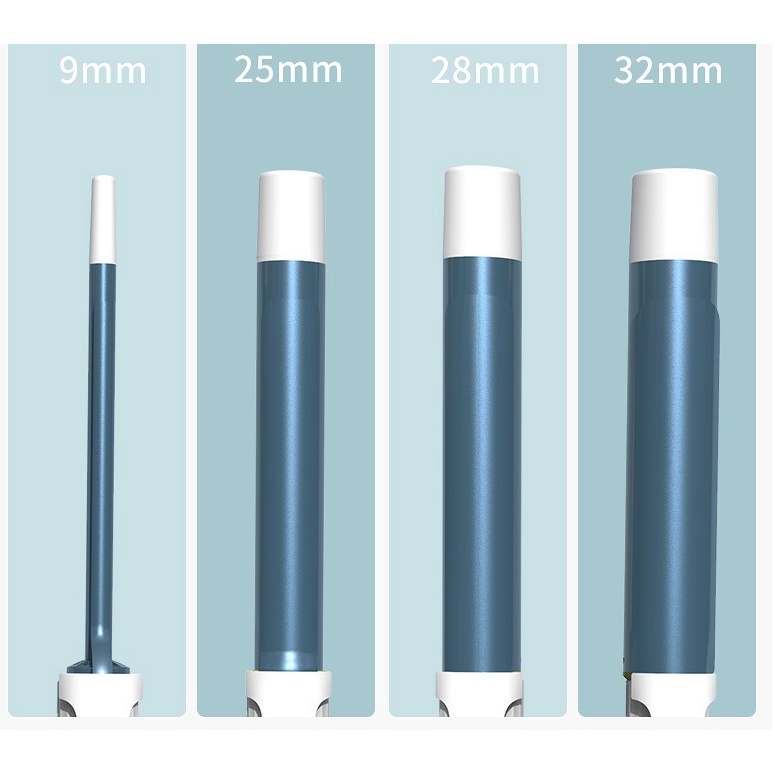 Máy Uốn Tóc Chuyên Nghiệp Chỉnh Nhiệt Trục Phủ Ceramic Tặng Kẹp