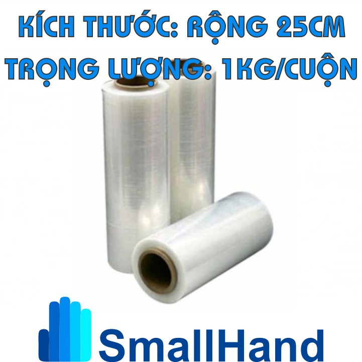 Màng chít PE trọng lượng 4kg/3kg/2kg/1kg x chiều rộng 50cm/25cm/17cm/10cm –  Cuốn bọc hàng hoá, pallet