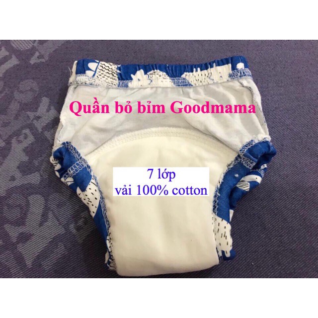 -Hàng nhập khẩu Quần bỏ bỉm Goodmama 7 lớp từ 5-16 kí Liên hệ mua hàng  084.209.1989