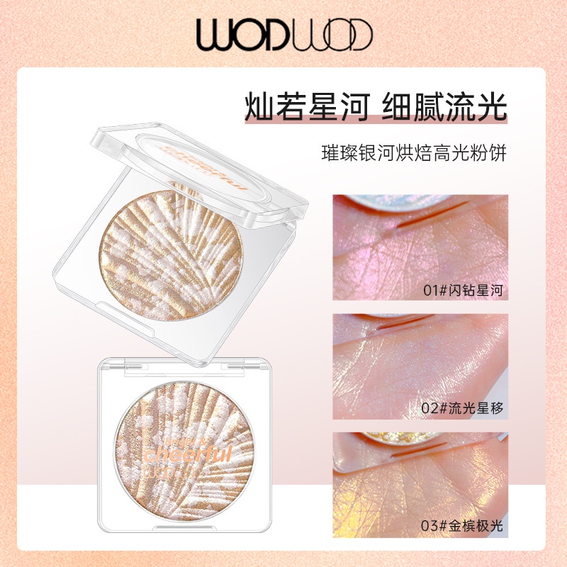 Phấn Highlight Làm Sáng Da Tự Nhiên Ba Chiều Thương Hiệu Wodwod