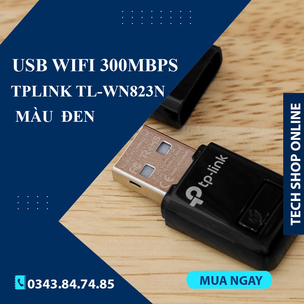 USB WIFI 300MBPS TPLINK TL-WN823N | BigBuy360 - bigbuy360.vn