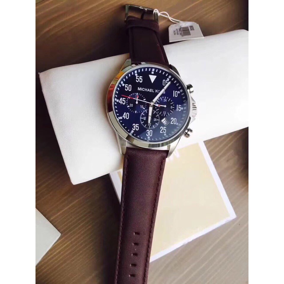 Đồng hồ nam Michael kors MK8362 dây da bò chạy 6 kim fullbox