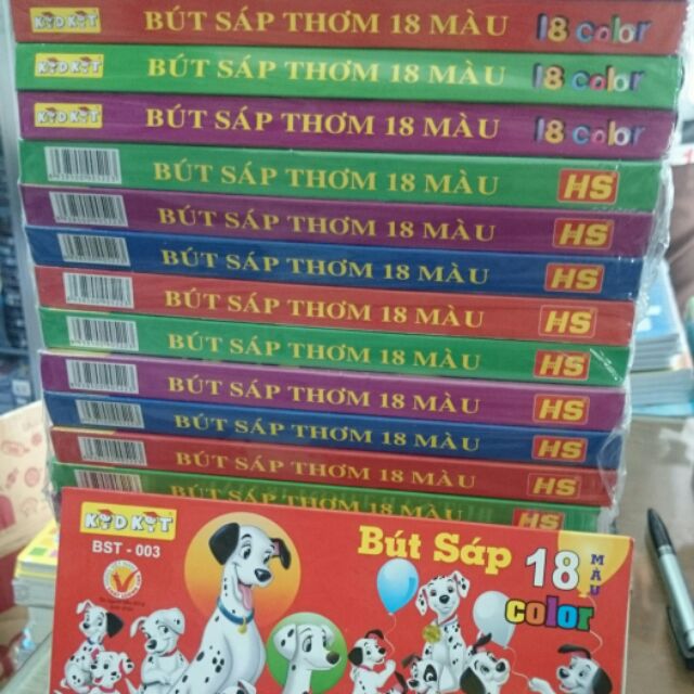 Bút sáp 18 màu Kid Kit- 003