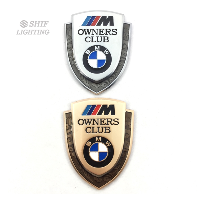Miếng dán logo BMW cao cấp trang trí xe hơi