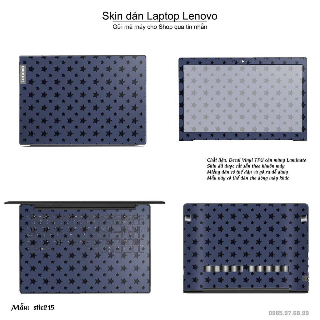 Skin dán Laptop Lenovo in hình Hoa văn sticker nhiều mẫu 35 (inbox mã máy cho Shop)