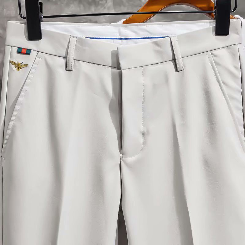 Quần âu nam dáng slimfit ,thêu họa tiết ,chất vải co giãn cao cấp ,quần tây nam không nhăn không xù 3 màu
