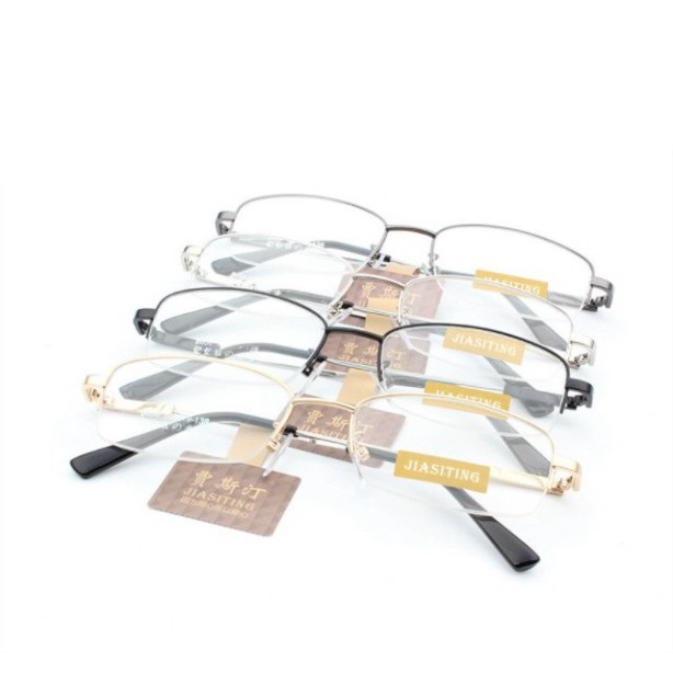 Gọng kính TITANIUM nửa viền siêu dẻo kính thời trang nam nữ cao cấp cực sang trọng thể thao