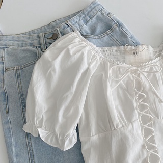 ÁO KIỂU CROPTOP TAY PHỒNG