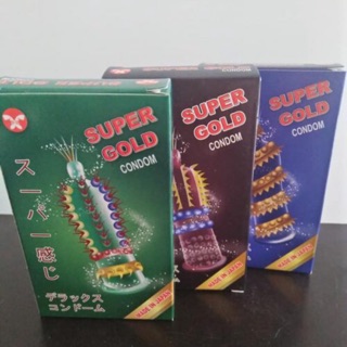 Bao cao su gân gai bi super gold