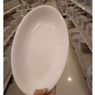 Set 2 dĩa oval 28/ 32 cm gốm sứ Minh Long