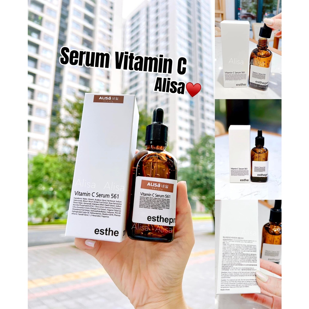 Tinh Chất Vitamin C 561 Serum Esthe Pro 100ml Chống Lão Hóa Da Hàn QuốC - ALISA