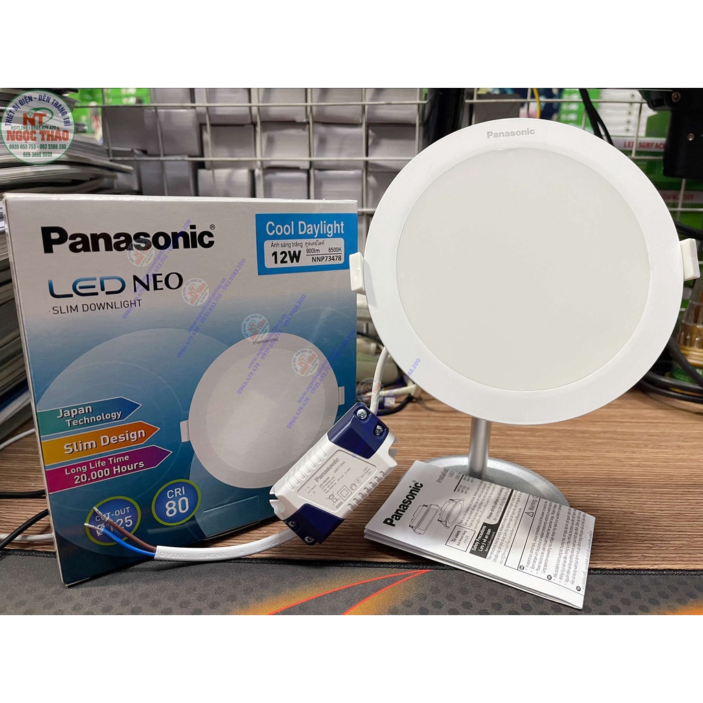 Đèn LED Âm Trần Panasonic 12W NNP73478 - Made in INDONESIA