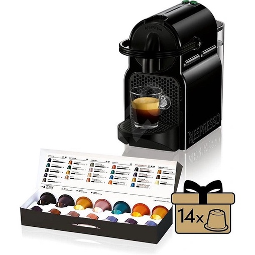 Máy pha cà phê viên nén Delonghi Nespresso Inissia EN 80.B, tặng kèm 1 hộp viên nén nhập Đức chính hãng
