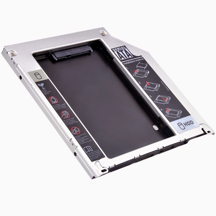 Caddy Bay HDD SSD SATA  9.5mm 12.7mm Khay ổ cứng thay thế ổ DVD APELE