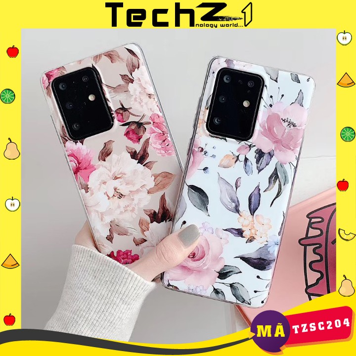Ốp Lưng A50/A50s/A51/S10/S10 Plus/S20/S20 Plus/S20 Ultra/Note 10/Note 10 Plus TPU Họa Tiết Lá - Mã TZSC204