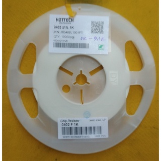 Trở dán 0402 1% ( 50 Con một dây x 2 dây ) trị số từ 1K đến 9K1