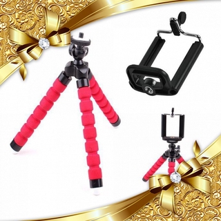 Tripod Bạch Tuộc 3 Chân Để Điện Thoại Để Bàn, Cầm Tay, Tặng Kèm Kẹp Điện Thoại