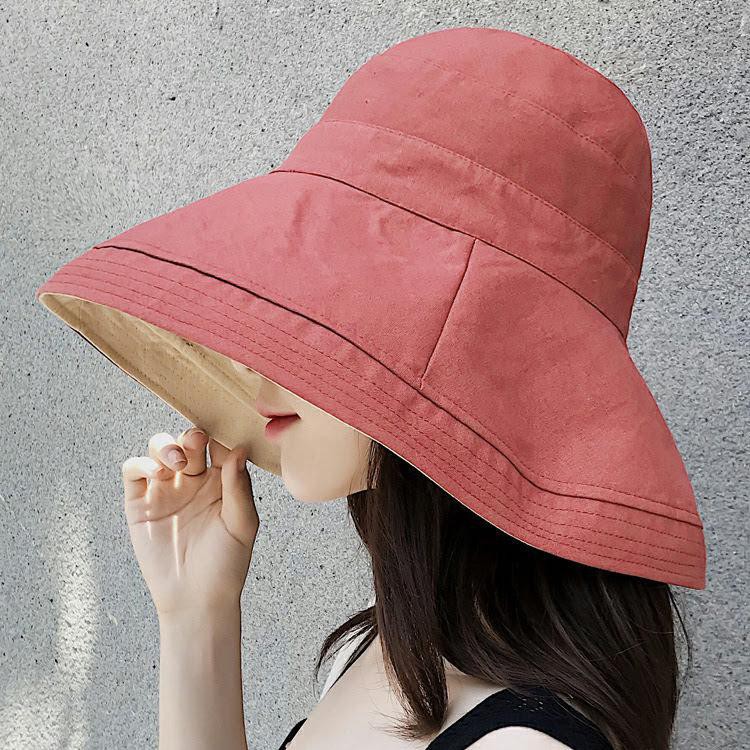 Mũ Vải Hai Mặt Rộng Vành Siêu Mát Đi Chơi Cực Thích