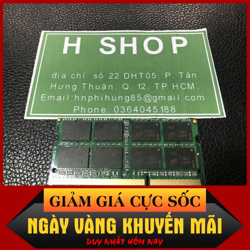 NGON RỒI Ram Laptop 16Gb DDR3L (PC3L) bus 1600 tháo máy chính hãng, bảo hành 3 năm NGON RỒI