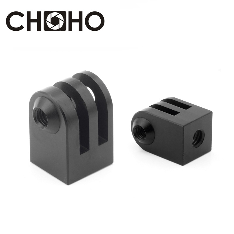 Bộ Chuyển Đổi Kim Loại 1 / 4&amp;quot; Giá Đỡ Ba Chân Bằng Hợp Kim Nhôm cnc Cho Gopro 9 10 6 5 4 SJCAM SJ4000 SJ5000 sj7 Xiaomi