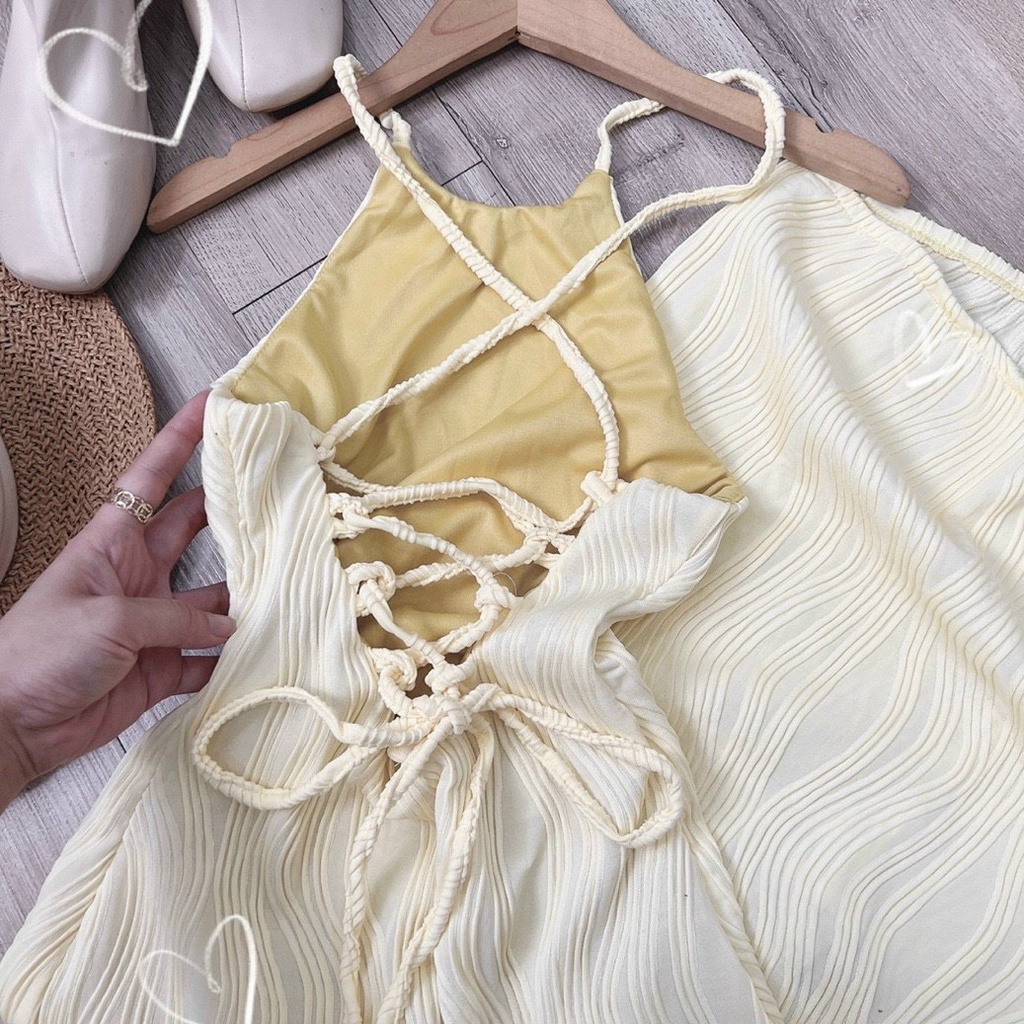 ĐẦM BODY ĐAN LƯNG NÂU TÂY - KÈM VIDEO