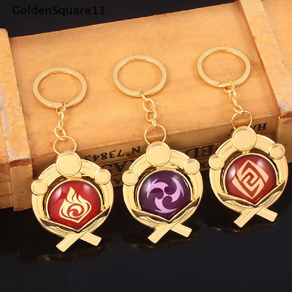 Móc Khóa Phát Sáng Tầm Nhìn Ban Đêm Lnzuma Ganyu Keqing Xiao Goldsquare11