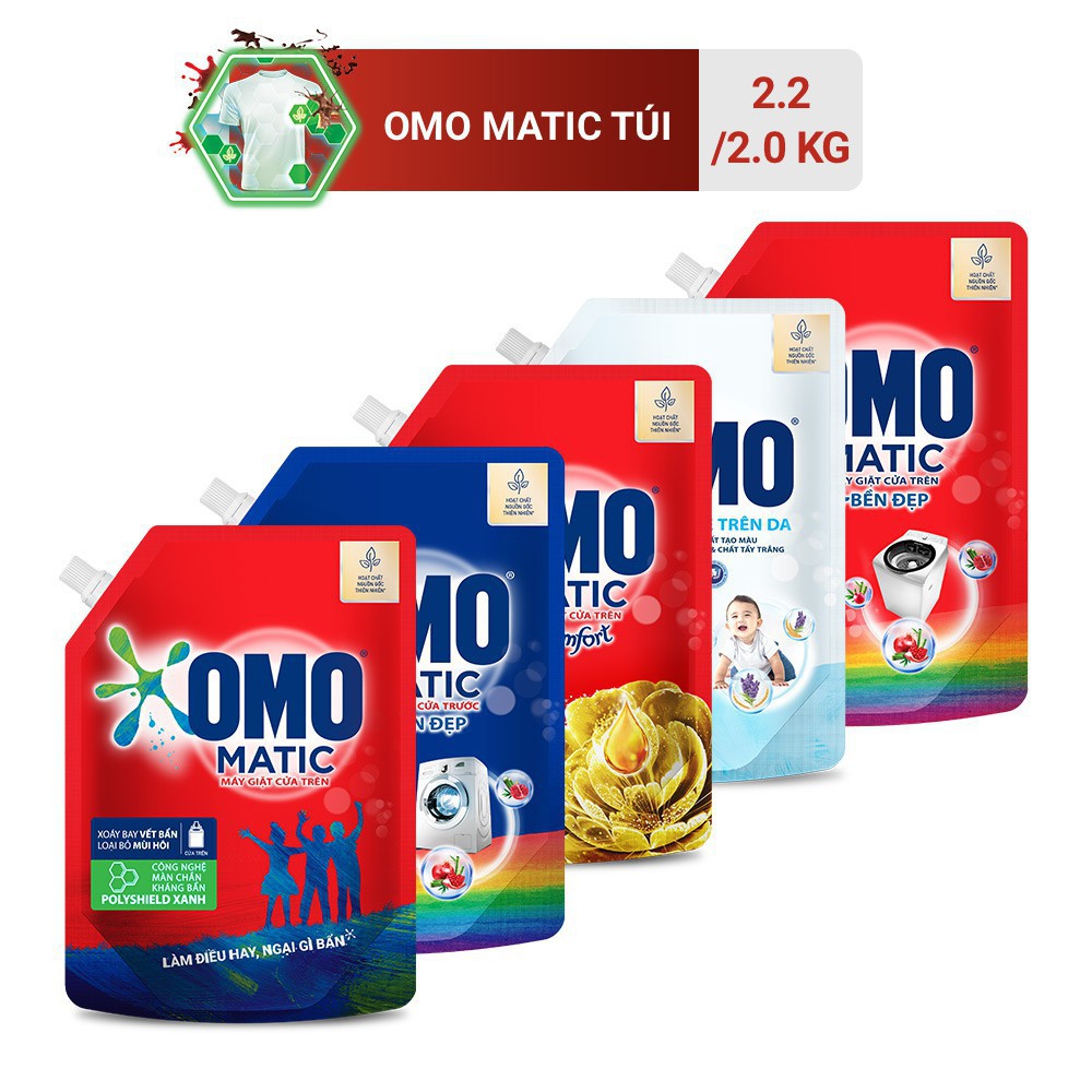 Túi Nước Giặt OMO Matic 2.0kg