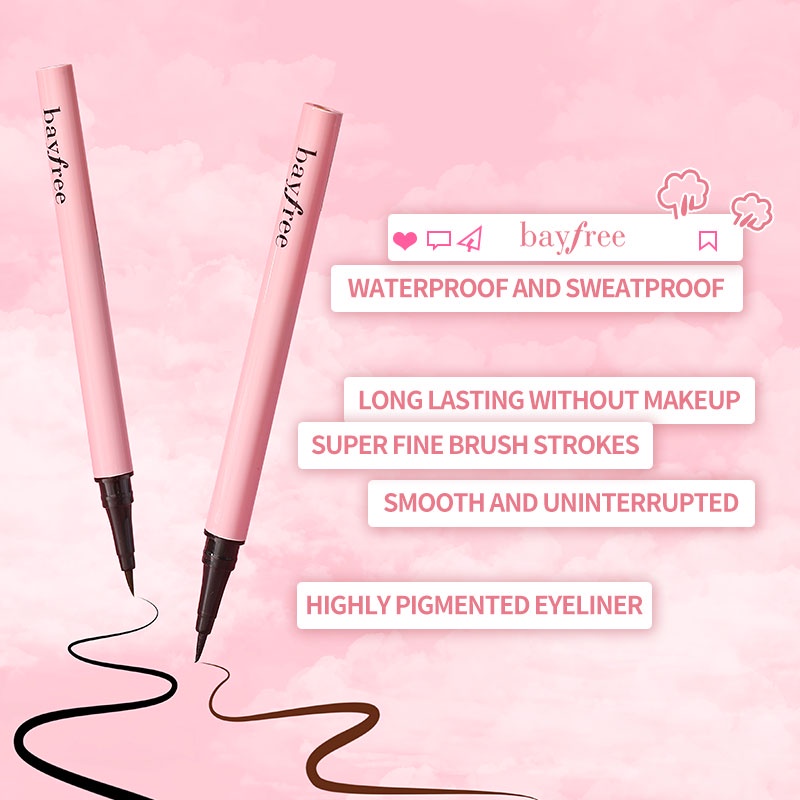 [Hàng mới về] Bút kẻ mắt dạng lỏng màu đen lâu trôi 24 giờ không thấm nước phong cách Hàn Quốc tinh tế | BigBuy360 - bigbuy360.vn