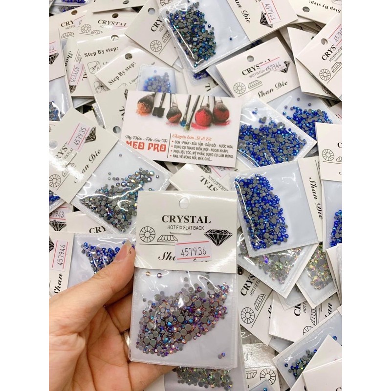 đá chân keo mx size trang trí móng tay chân ( 1 gói 800 viên) trang 2
