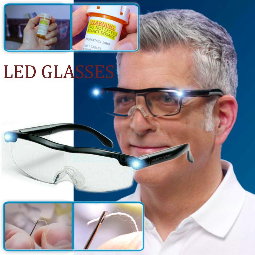 Mắt Kính Phóng Đại Chuyên Nghiệp Giảm Mệt Mỏi Có Đèn LED