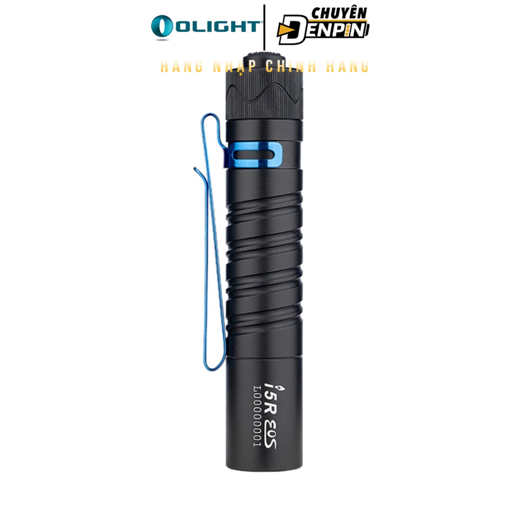Đèn Pin mini Olight I5R công suất 350 lumens, chiếu xa 64 mét, dùng pin 14500 1420mAh, tích hợp cổng Type C trên pin.