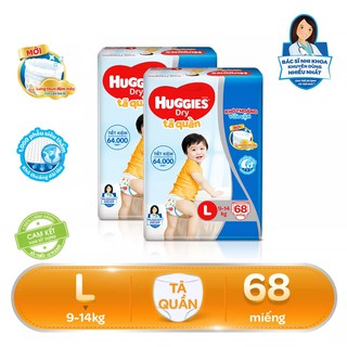 Bỉm Huggies quần/dán đủ size M74/L68/XL62/XXL56(Bao bì mới)
