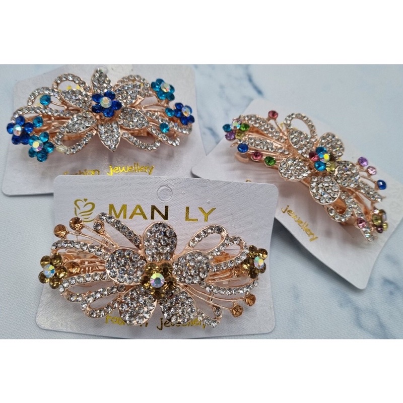 Cặp tóc đính đá màu cho nữ loại đẹp