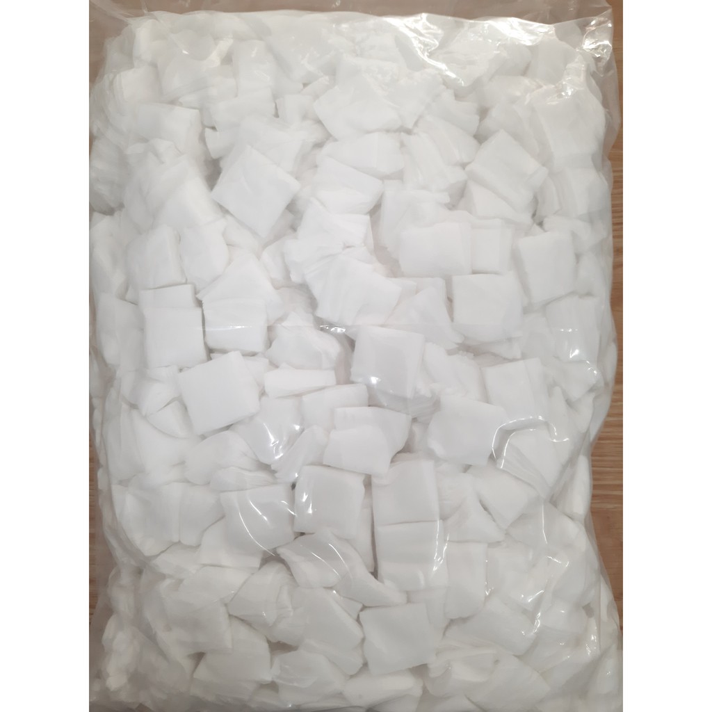 BÔNG GÒN BẠC TUYẾT CẮT SẴN 2X2CM GÓI 500G