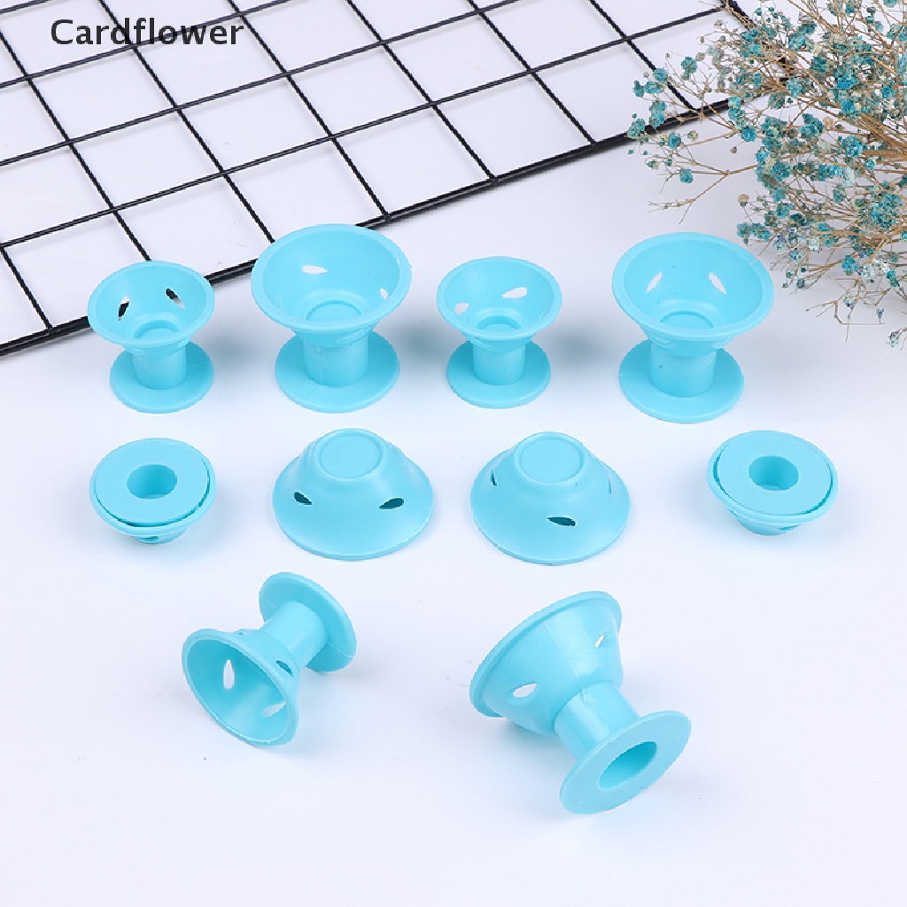 Bộ 10 Dụng Cụ Uốn Tóc Bằng Cao Su Silicon Mềm Không Dùng Nhiệt