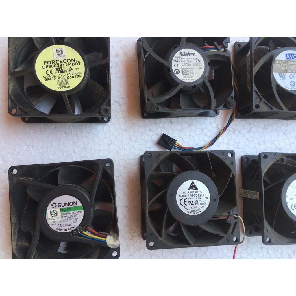 Quạt Fan 12V nhiều kích thước khác nhau Fan 4 - 5 - 6 - 7 - 8 - 9 - 12 | BigBuy360 - bigbuy360.vn