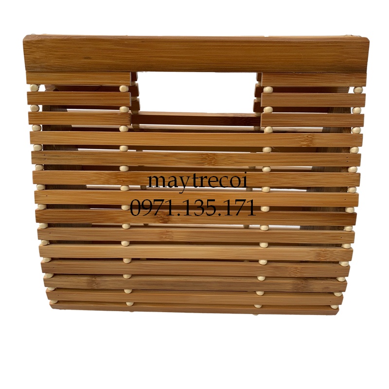 Túi nan tre dáng bầu || Túi tre đi biển, chụp hình vintage