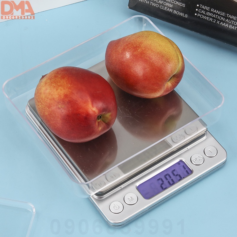 Cân tiểu ly điện tử cân thực phẩm,trang sức 3kg