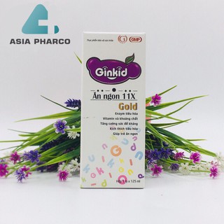 Ginkid Ăn ngon 11X cải thiện chức năng tiêu hóa cho trẻ hết biếng ăn lọ 125ml