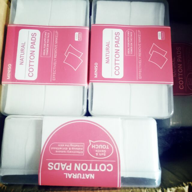 Bông tẩy trang Miniso 1000 miếng