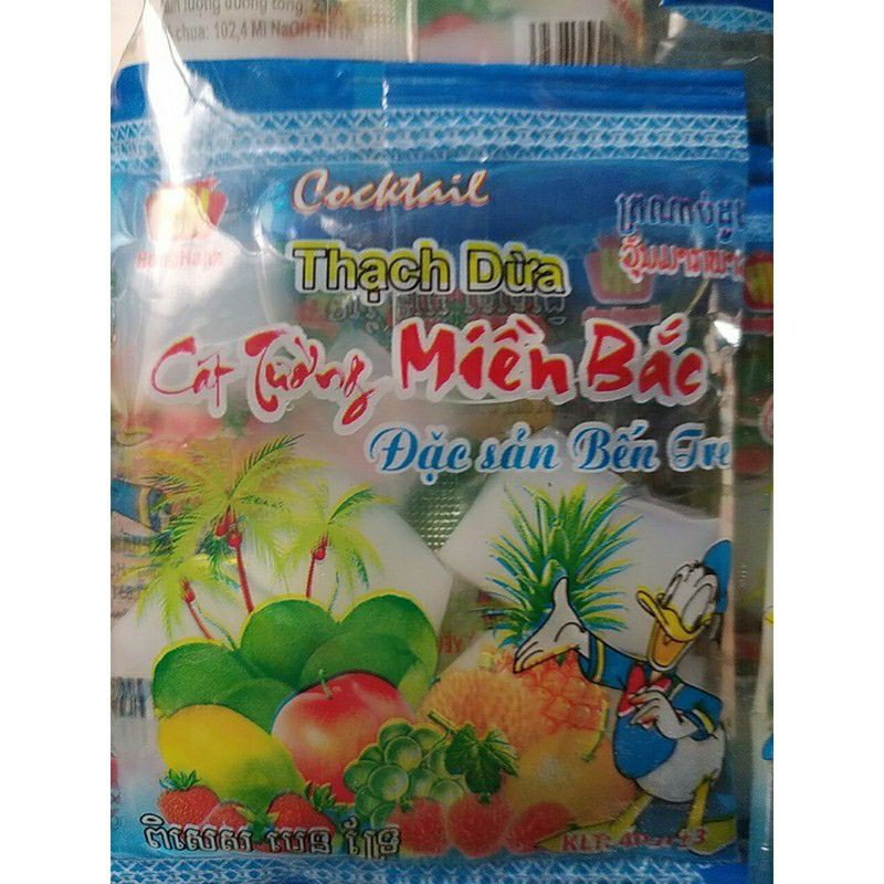 Bịch 20 gói thạch dừa cát tường miền bắc